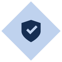 An icon for IGS's Compliance and Safety services, one of the core business improvement solutions provided by the Integris Groups Services team