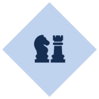 An icon for IGS's Strategic and Operational Consulting services, one of the core business improvement solutions provided by the Integris Groups Services team